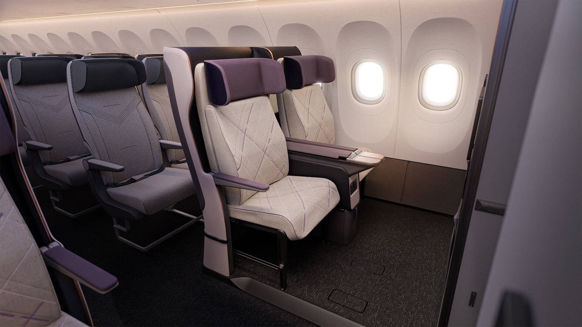 PG Designed Air 4 a system to help those with reduced mobility travel effortlessly picture shows airline seat deployed for a passenger