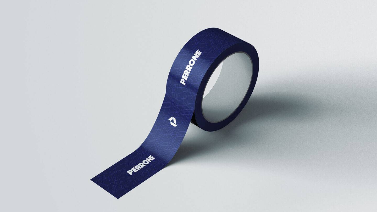 Perrone branded packing tape