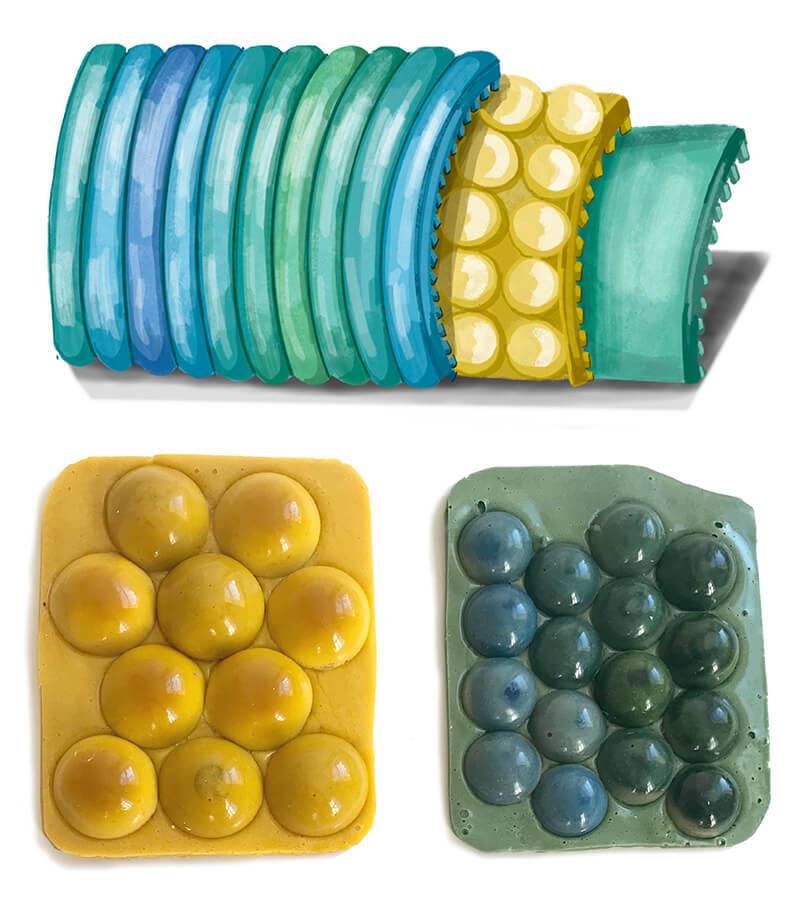 Florence Sargent Design drawings and prototypes