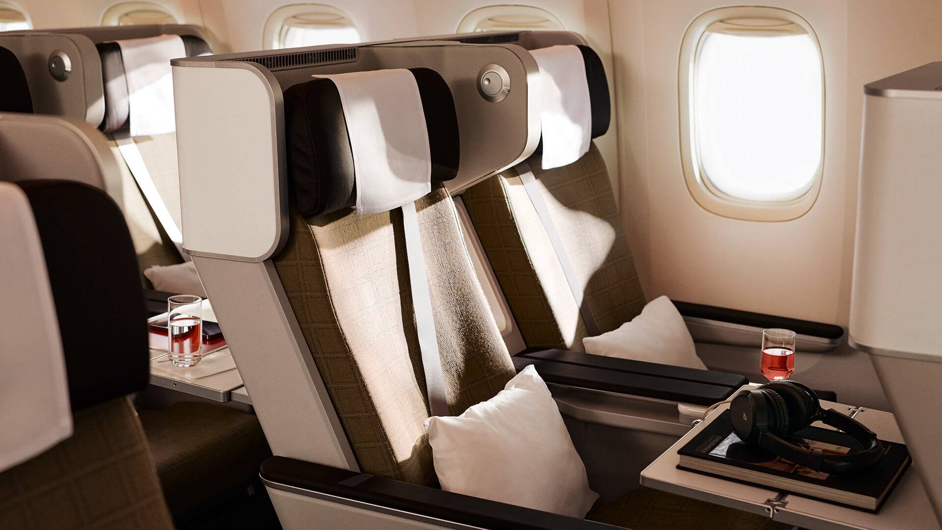 SWISS Premium Economy seats designed by PG
