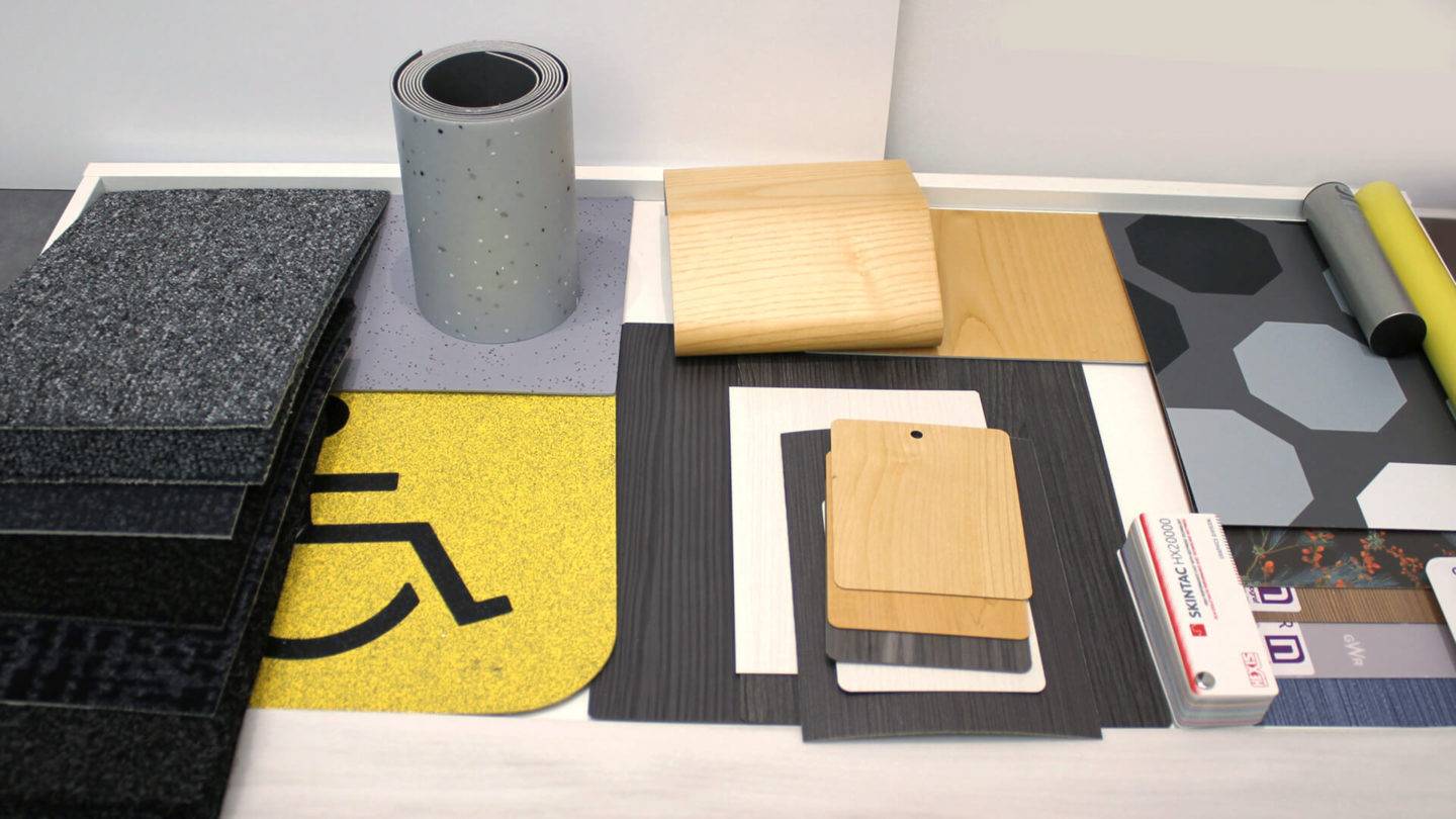 Materials for VIA Rail's carriage interiors